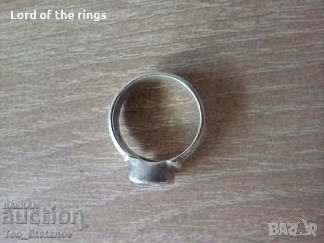 Дамски сребърен пръстен с циркон, снимка 6 - Пръстени - 44682293