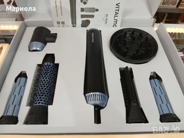 Air Styler Plus ,Четка с горещ въздух VITALmaxx 6 в 1 - Мултистайлер, снимка 5 - Маши за коса - 49921822