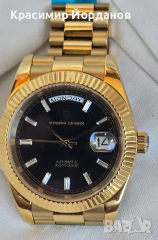 rolex president gold homage automatic 41 mm day date. Seiko NH36A movement, снимка 10 - Мъжки - 35860588