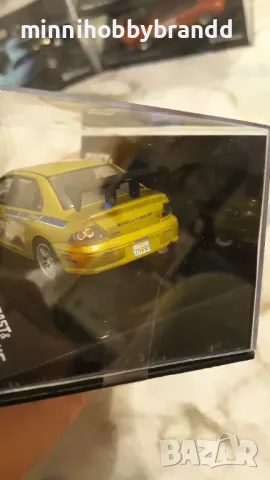 Nissan Skyline GT-R (R34) Mitsubishi Lancer Evolution VII IX Mazda RX-8 1.43 Scale Fast & Furious , снимка 12 - Колекции - 48262102