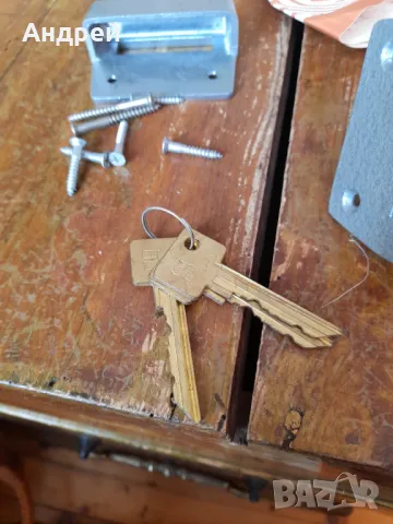 Стара допълнителна брава,резе Замок, снимка 4 - Други ценни предмети - 49260524