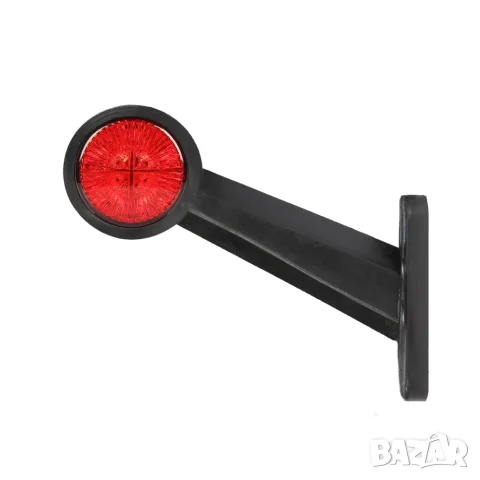 LED габарит рогче 8 LED под 45 градуса 150 mm 24V