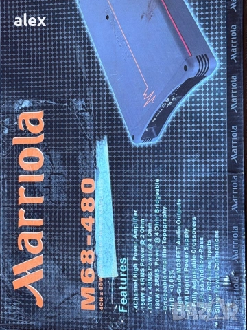  неразличим от нов-DIVA MARRIOLA 4X80W