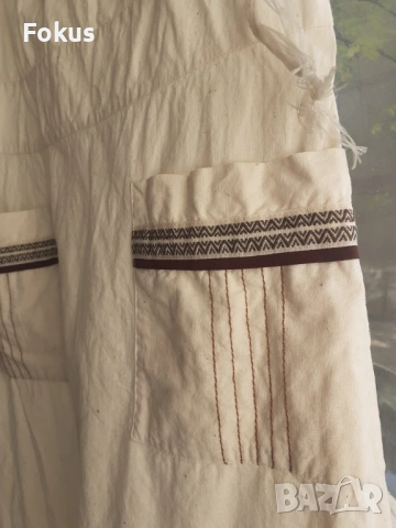 Прекрасна дълга риза летен сукман от носия, снимка 2 - Антикварни и старинни предмети - 53332884