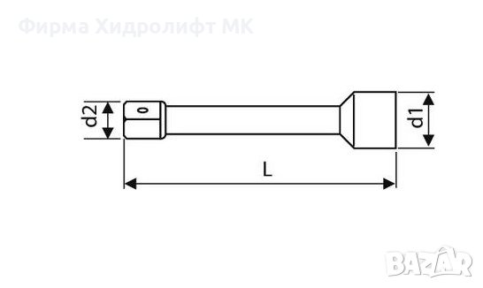 EXPERT Удължител 1/4" - различни размери и цени, снимка 3 - Гедорета - 41381706