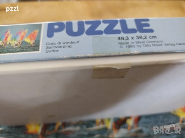 Пъзел "Sailbording” Ravensburger 1986г. 500 части, снимка 8 - Пъзели - 53166518