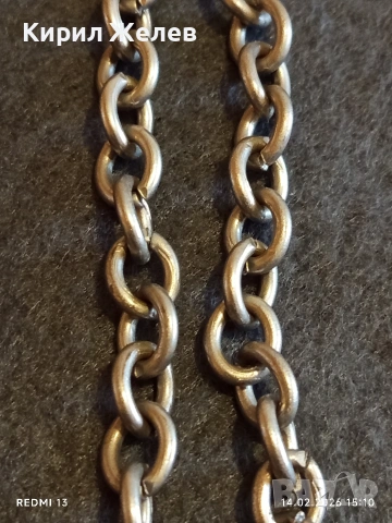 Класически дизаин колие от неръждаема стомана стил и елегантност 51271, снимка 3 - Колиета, медальони, синджири - 53475935