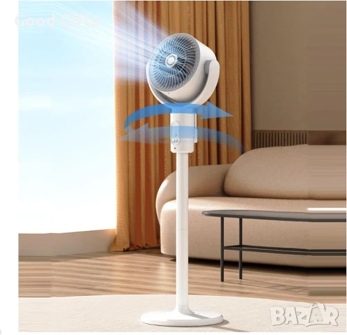 Интелигентен вентилатор 3 в 1 с дистанционно – тиха работа, таймер и 3 височини, снимка 2 - Други стоки за дома - 51061288