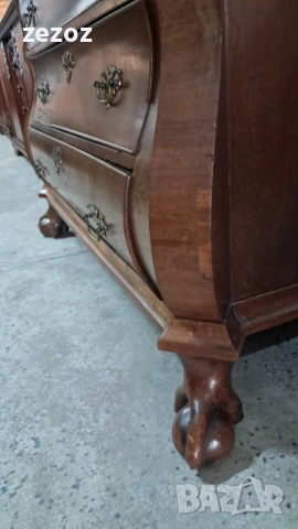 Антикварно бюро масив "BOMBE", снимка 9 - Бюра - 51845742