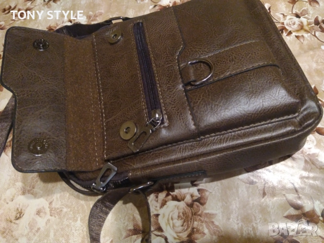 Classic Нова Мъжка Кожена Чанта , снимка 11 - Чанти - 51610560