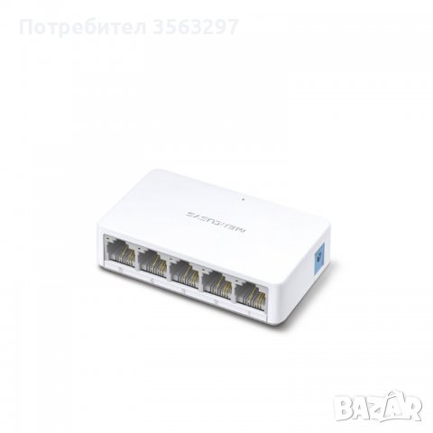 5-Портов Суич Настолен Комутатор 10/100 Mbps / 5-Port Switch , снимка 3 - Суичове - 39699061