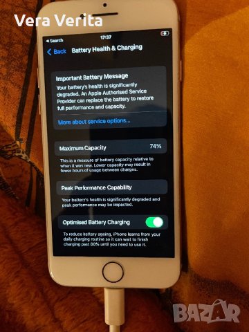 Продавам APPLE IPHONE 8 GOLD 4.70 " 64 GB, снимка 5 - Apple iPhone - 39249449