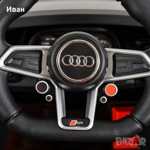 ТОП ЦЕНА!НОВО!Акумулаторна кола Audi R8 BLACK с 12V батерия,меки гуми, снимка 9 - Детски велосипеди, триколки и коли - 51740681