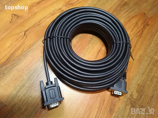 НОВ ТЕСТВАН удължителен кабел VGA към VGA 20 метра extension cable HD15 M/F - CG342AD-20m