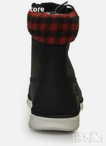 Mens Timberland Wedge Black Checkered Boots A14Q7, снимка 3 - Мъжки боти - 48681837
