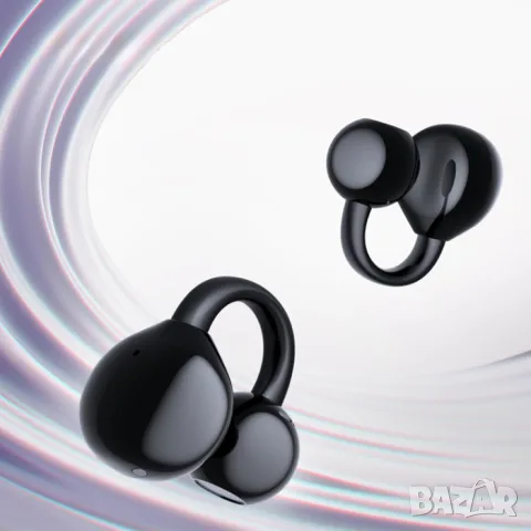 Open-ear Bluetooth 5.4 слушалки с кейс и LED дисплей до 40 часа, снимка 5 - Аксесоари и консумативи - 55863860