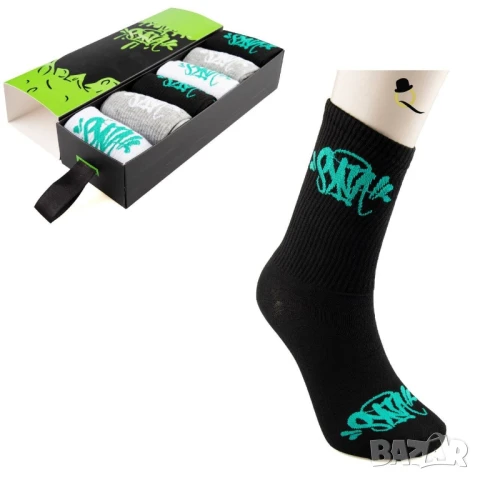 чорапи в кутия nike calvin klein gucci under amor hugo boss , снимка 11 - Дамски чорапи - 50596177