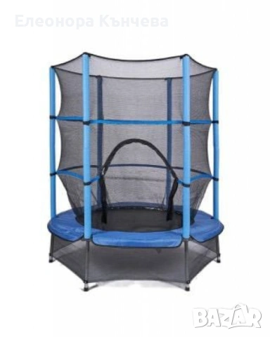 Мини батут с мрежа за безопасност – Компактен и забавен избор за деца , снимка 2 - Други стоки за дома - 53054189