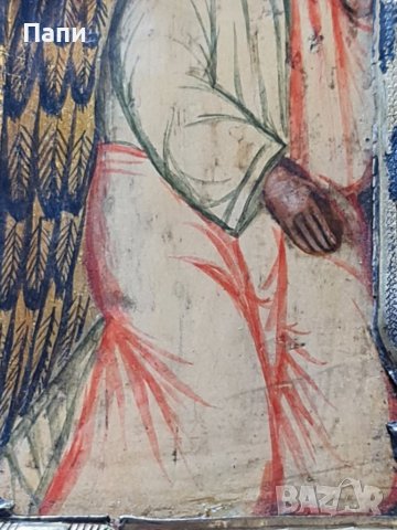 Руска икона с имперска ,царска проба 84. Датирана 1882 г., снимка 11 - Антикварни и старинни предмети - 40800405