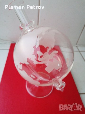 Стъклен глобус ДЕКАНТЕР .чаши, чинии , снимка 4 - Декорация за дома - 40530856