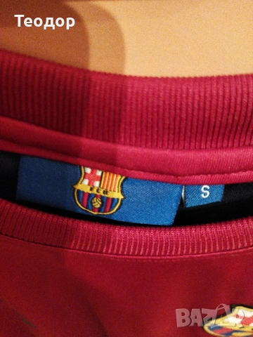 Тренировъчна* футболна* тениска* на* Барселона*, снимка 5 - Футбол - 52158452