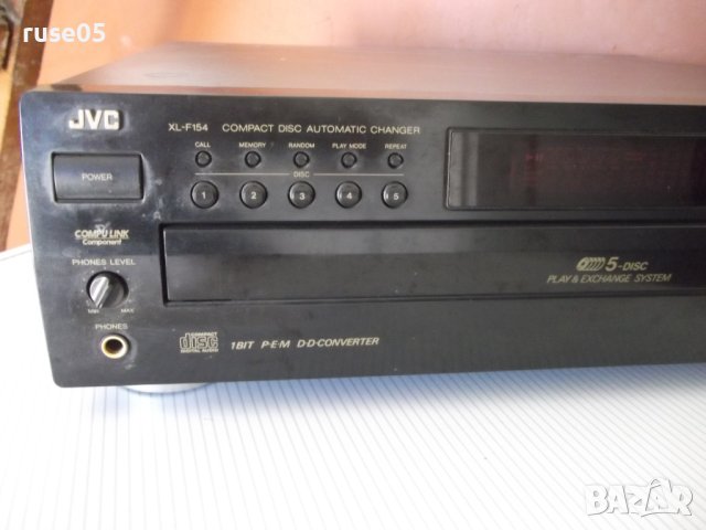 CD плейър с 5 диска "JVC - XL-F154BK", снимка 2 - Други - 41844311