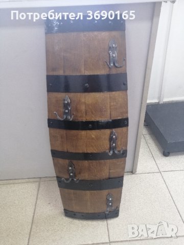 Закачалки изработени от автентични реставрирани бъчви с ръчно ковано желязо , снимка 12 - Декорация за дома - 40221046