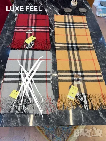 Hermes ⚜️ Louis Vuitton ⚜️ Burberry ⚜️Дамски Кашмирени Шалове , снимка 6 - Шалове - 56046118