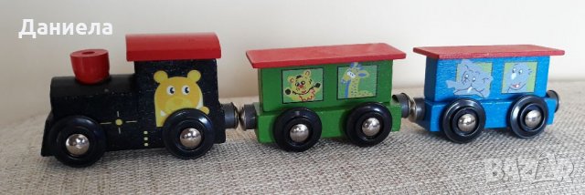 Дървено влакче -сортер, снимка 6 - Образователни игри - 26780888