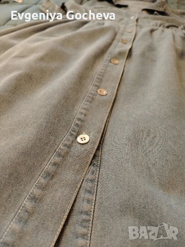 светлосиня дънкова рокля размер L, снимка 4 - Рокли - 52289039