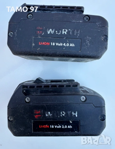 Wurth - Акумулаторни батерии 18V 3.0Ah и 4.0Аh
