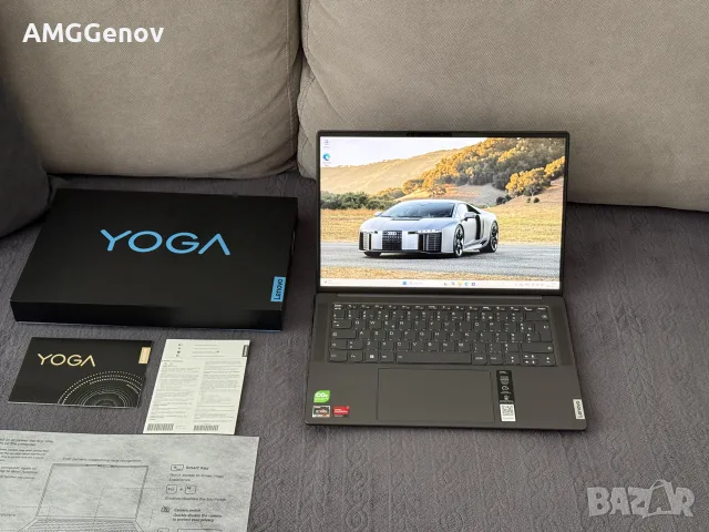 Чисто Нов 14.5’ 3K IPS 120Hz/Ryzen 7-6800HS/Lenovo Yoga Slim 7 ProX/16GB DDR5 6400Mhz 1TB SSD Nvme