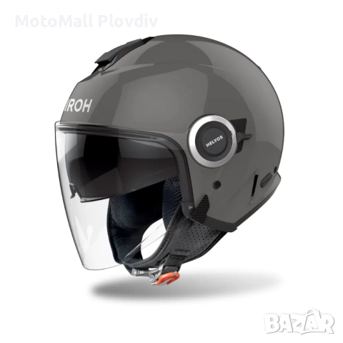 Онлайн Промо! Airoh Скутерска каска Helyos Color Dark Grey Gloss , снимка 2 - Аксесоари и консумативи - 51670016