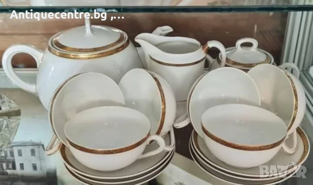 EPIAG D.F.,  Чехословакия. Елегантелен комплект за чай ,капучино  за 6 души. , снимка 6 - Сервизи - 50998604