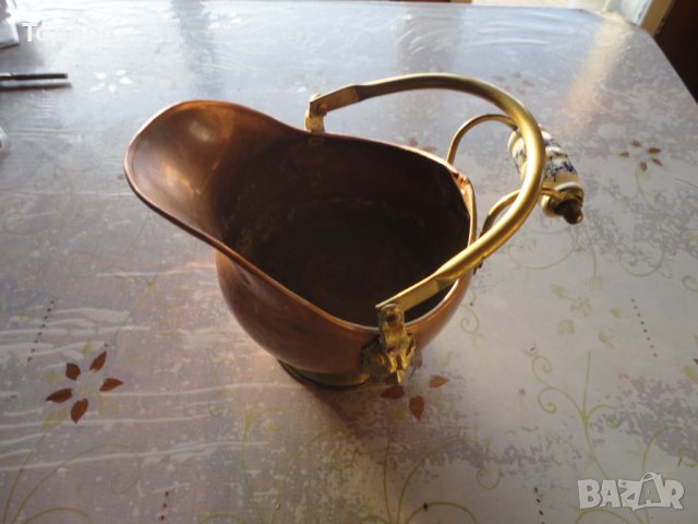 Невероятен старинен меден съд менче котле , снимка 6 - Колекции - 39142711
