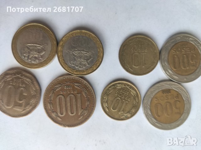 Монети Чили 