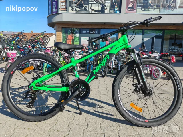 Промо велосипед 24" Passati NINJA зелен, снимка 12 - Велосипеди - 56254102