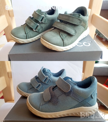 Бебешки обувки / Детски обувки Ecco (2 чифта, естествена кожа, р. 25), снимка 6 - Бебешки обувки - 51897849
