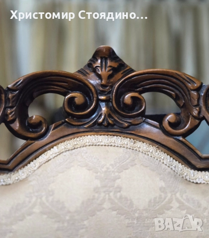 Антични трапезени столове - Барок, снимка 2 - Столове - 52436937