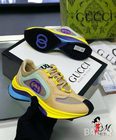 дамски маратонки от естествена кожа gucci , снимка 5 - Маратонки - 50745370