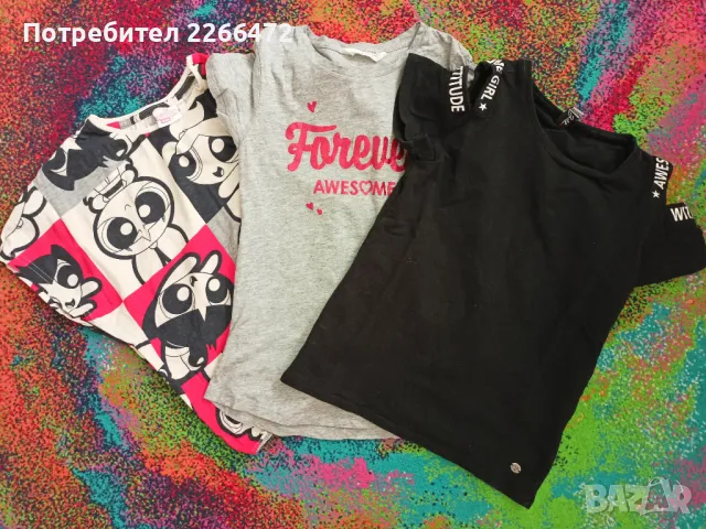 Лот детски блузи с къс ръкав