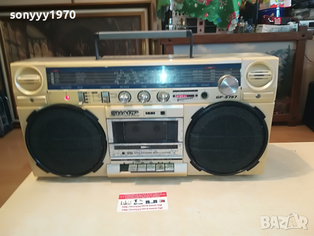 sharp gf-5757 auto program search system 2003220917, снимка 4 - Радиокасетофони, транзистори - 36165647