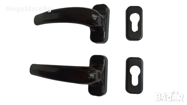 Дръжки за алуминиева врата универсални черна 2бр./к-т