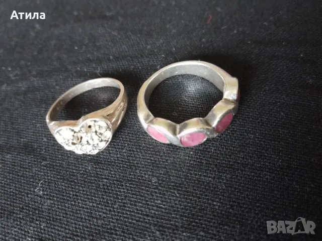 сребърен пръстен, снимка 2 - Пръстени - 49603654