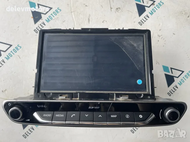Дисплей радио, навигация с бутони 96550-G7651 от Hyundai Ioniq Electric 34 кс, ел.двигател EM09