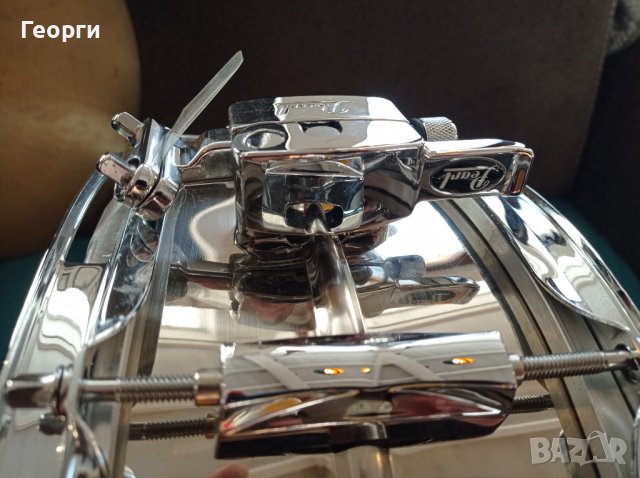 Барабанче Pearl Sensitone Steel 14x5, снимка 4 - Ударни инструменти - 44146869