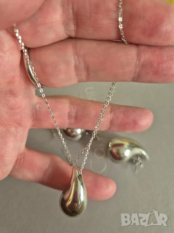 сребърен комплект Bottega, снимка 3 - Колиета, медальони, синджири - 50913732