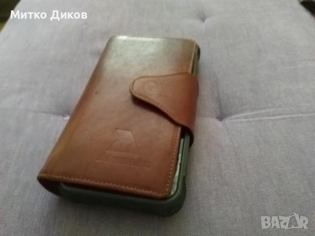 Gino Ferrari нов марков портфейл чантичка естествена кожа 16х10см и преградата за мобилен 75х150мм, снимка 12 - Портфейли, портмонета - 51422501