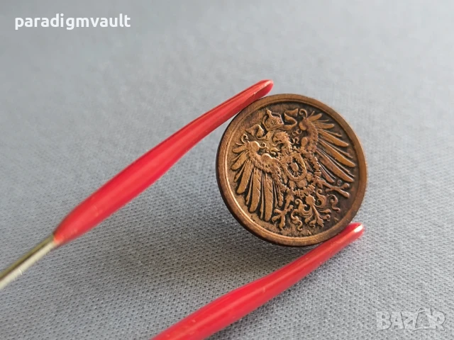 Райх монета - Германия - 2 пфенига | 1913г.; серия A, снимка 2 - Нумизматика и бонистика - 51161180