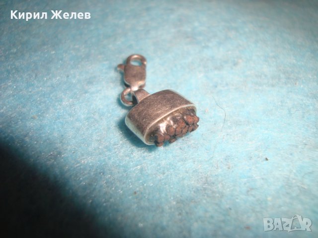 СТАРА СРЕБЪРНА КАРАБИНКА СРЕБРО 925 ЗАКОПЧАЛКА за ЛАНЕЦ ГРИВНА КОЛИЕ 25802, снимка 8 - Други - 35720000